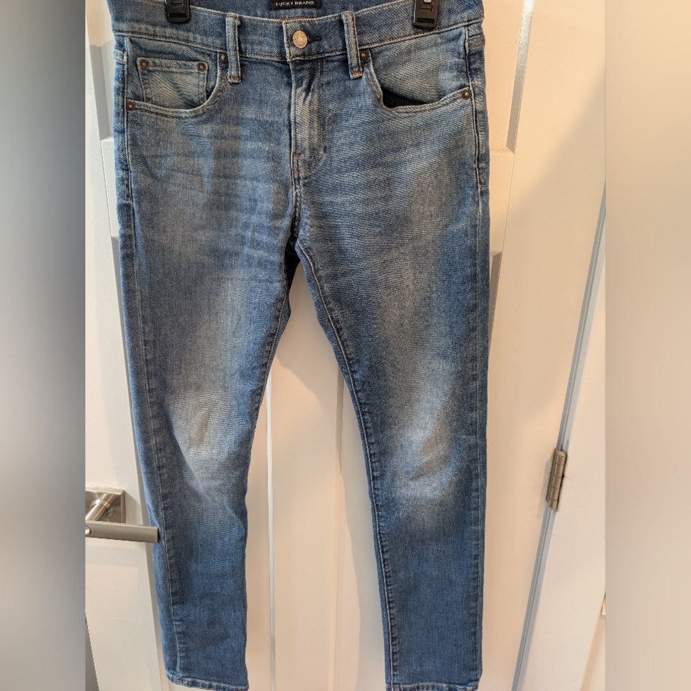 Lucky Brand 110 Slim Men's Jeans in Light Blue Wash, Sz 31/32